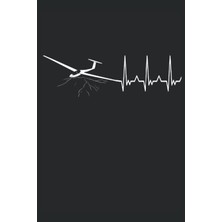Starseven Independently Published Planeur: Rythme Cardiaque Glissant |cahier Din A5 6x9 Pouces |cahier De Jou