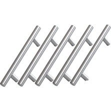 Starseven 5 Adet Rosemary Inox Metal Kulp 96 mm (9.6 Cm) Mobilya Mutfak Çekmece Dolap Kapak Kulpu Kulbu