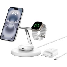 Starseven Belkin 3'ü 1 Arada Qi2 15W Standı, 16, 15, 14 13 Se