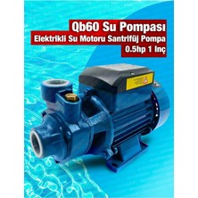 Starseven Bakır Sargı Qb-60 1 Parmak 0.55 0.55 Kw Su Motoru Su Pompası Dinamo 220V