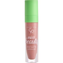 Starseven Miss Beauty Stay Matte Lipcolor Ruj No: 02WARM Kiss