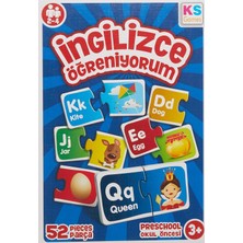 Starseven Ks Çocuk Ingilizce Öğreniyorum 52 Parça Puzzle