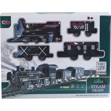 Starseven Nessiworld FF-1603C-4C Sesli Işıklı Buharlı Tren Oyun Seti -Vardem Oyuncak
