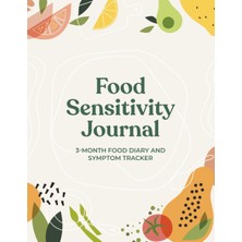 Starseven Food Sensitivity Journal: 3-Month Food Diary And Symptom Tracker In 8.5”X11” Size | Beige
