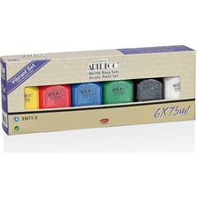 Starseven Artdeco Akrilik Boya 6X75 ml Set Renkler