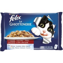 Starseven Felix Multipack Sığır Etli Tavuklu Yetişkin Yaş 4X85GR