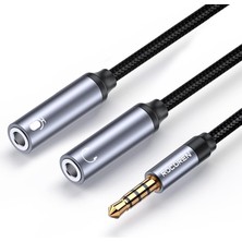 Starseven Rocoren Hi-Fi Trrs Mikrofon Birleştirici 3.5mm Y Kablo