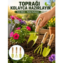 Twin Store Bahçe El Aletleri Seti Toprak Düzenleme Dikim Aparatı