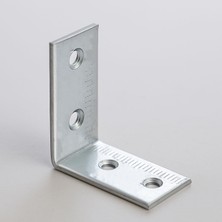 Starseven Metal L Demiri 20X40X40 mm (25 Adet) Raf Köşe Sabitleme Aparatı Mobilya Bağlantı Destek Seti