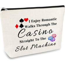 Starseven Mikela Komik Kumarbaz Hediye Casino Lover Hediye Makyaj Çantası Kadınlar Için Slot Makinesi Kozmeti