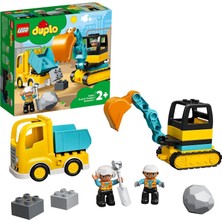 Starseven Duplo Inşaat Kamyon Paletli Kazıcı 10931-2 Yaş Üzeri Çocuklar Için Kazıcı Damperli Ka