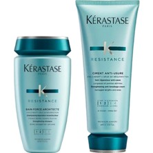 Starseven Resistance Saç Bakım Seti, Bain Force Architecte Şampuan 250ML, Ciment Anti Usure Saç Kre