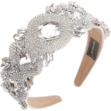 Starseven Kadınlar Için Rhinestones Kafa Bandı (Rhinestones Kafa Bandı-15)