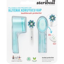Starseven Steriball Şarjli Pi̇lli̇ Firçalari Içi̇n Hi̇jyeni̇k Firçasi Koruma Kabi-2'li̇ Si̇yah x 2