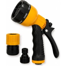 Starseven Ayarlanabilir Bahçe Sulama Tabancası 8 Fonksiyonlu, Ergonomik Kaymaz Saplı Sprey Tabancası, K