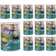 Starseven Mystic Yetişkin Balıklı Jöleli Konserve Yaş Mama 400 gr x 12 Adet