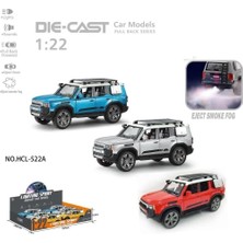 Starseven HCL-522A Çek Bırak 1:22 Sesli Işıklı Buharlı Off-Road Metal Jeep