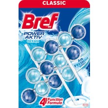 Starseven Bref Power Okyanus Kokulu 3'lü Klozet Bloğu 3 x 50 G