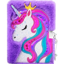 Starseven Pinksheep Unicorn Günlüğü, Kilitli Anahtarlı Kızlar Için, Unicorn Journal, Çocuklar Için Sihirli