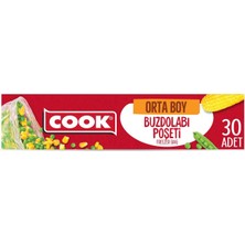 Starseven Cook Buzdolabı Poşeti, 24 x 38 Cm, 30 Yaprak