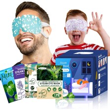 Starseven Prociv Kuru Gözler Için 20'li Paket Buharlı Göz Maskeleri, Sıcak Göz Maskesi, Rölyef Göz Yorgunluğu