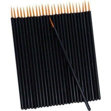 Starseven Mor Salkım Ince Uçlu Eyeliner Fırçası 10 Adet