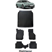 MatMaster Volkswagen Passat B9 2026 Model 5d Premium Ekstra Havuzlu Paspas ve Bagaj Havuzu Set