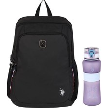 Starseven U.s. Assn. U.s. Polo. Assn. Unisex Okul Çanta Seti PLSET2405212,SIYAH Tek Ebat