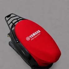 Şimika Yamaha Kırmızı Penye Motorsiklet Sele Kılıfı 1.kalite Likrali Penye Yıkanabilir