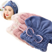Starseven Jseng 3 Adet Mikrofiber Saç Havlusu Kapakları, Ekstrame Yumuşak Ultra Emici, Hızlı Kuruyan Saç K