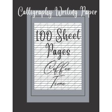 Starseven Calligraphy Writing Paper 100 Sheet Pages: Calligraphy | Hand Lettering Writing Practice Wor