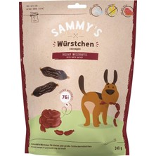 Starseven Sammy's Sosis, Manda, Köpekler Için Bol Taze Etli Sulu Atıştırmalık, 1 x 240 G