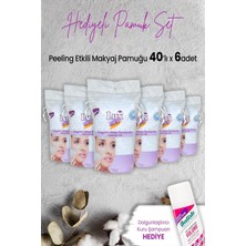 Starseven Lux Peeling Etkili Makyaj Pamuğu 40' Lı x 6 Adet Hediyeli