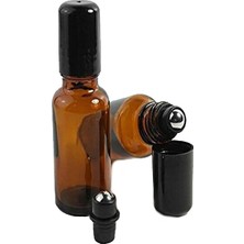 Starseven 5 Adet 50 ml Amber Roll On Boş Cam Şişe