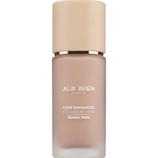Starseven Alix Avien Karşıtı Nemlendirici SPF30 Parlak Bitişli Fondöten Care Enhancer 805 Ivory