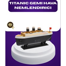 Starseven Titanik Gemi Tasarımlı LED Işıklı Hava Nemlendirici Buhar Efektli Oda Difüzörü