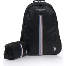 Starseven U.s. Assn. U.s. Polo. Assn. Unisex Okul Çanta Seti PLSET25047,SIYAH Tek Ebat