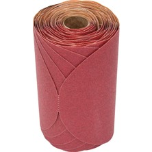 Starseven Stikit Kırmızı Zımpara Diskleri, 01114, Deliksiz, 15,24 Cm, 120+ Grade, 100 Diskli Paket, Otomat
