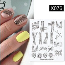 Starseven Tırnakmania Su Transferli Nail Sticker X076 (50127-34) 3921
