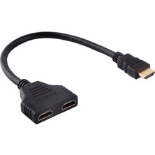 Starseven Çoklayıcı 1 Giriş 2 Çıkış Splitter Full Görüntü Dağıtıcı Adaptör Tv Monitör