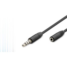 Renas Store 3.5 mm Trrs Aux Uzatma Kablosu 3 M - Siyah HDX1011