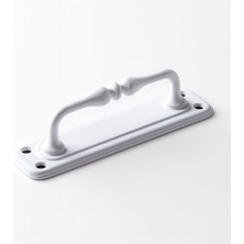 Starseven Beyaz Büyük Metal Kapı Çekme Kolu 14.5 cm Tutamağı Kulp Saclı Kulpları Dolap Mobilya Dolap Çekmece