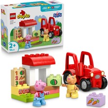 Starseven Duplo Peppa Pig Traktör 10468-2 Yaş Üzeri Çocuklar Için Midilli Pedro Peppa Pig