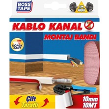 Starseven Tape Kablo Kanal Montaj Bandı EN:10MM BOY:10MT