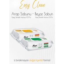 Starseven Sleepy Easy Clean Yüzey Temizlik Havlusu 100' Lü Arap Sabunu Katkılı 100'LÜ