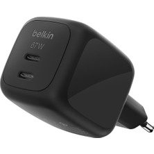 Starseven Belkin Smartprotect 2 Portlu 67 W, 2 Portuna Sahip Çift Portlu Gan Cih