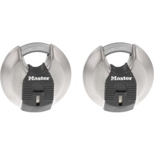 Starseven Lock Magnum Ağır Hizmet Paslanmaz Çelik Discus Asma Kilit, Anahtarlı, Anahtarlı, 2'li Paket