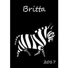 Starseven Personalisierter Kalender 2017 "britta": Din A5 - Eine Woche Pro Doppelseite