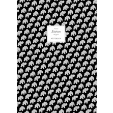Starseven Elephant - Lined Pages - A4 - Premium: (Black Edition) Fun 192 Lined Pages (A4 /