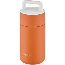 Starseven Diller Çelik Termos Sıcak Tutma Özellikli Turuncu 350 ml